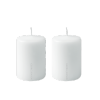 Georg Jensen CANDLES Świeca Bryłowa 6 cm 2 Szt. Biała